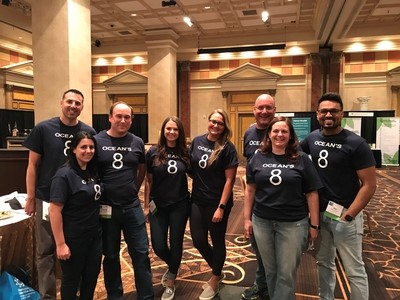 L-R: Dr. Christopher Bader, Dr. Brittney Grella, Dr. Charles Rutkowski, Dr. Erica De Clemente, Dr. Nicole Babushkin, Dr. Kenneth Kronhaus, Dr. Ussery-Kronhaus, program director, and Dr. Mihir Patel.