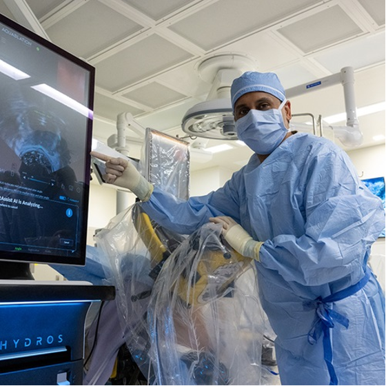HUMC First Hospital in World using AIPowered HYDRO Robotic System to perform Aquablation Therapy to