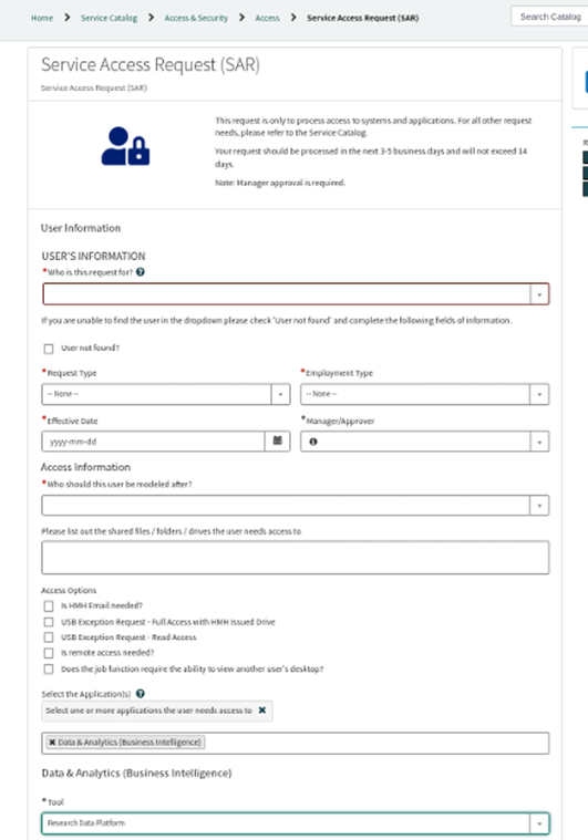 how to submit a request